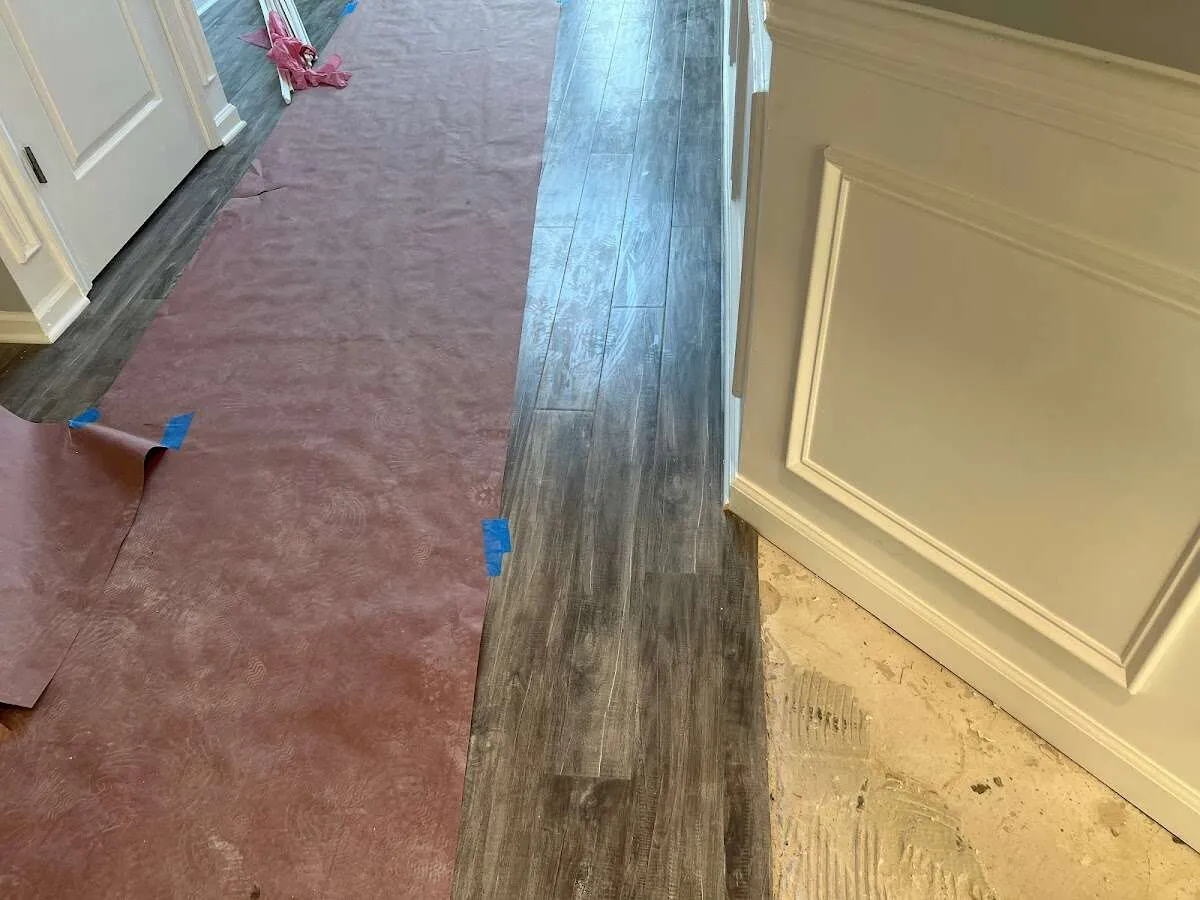 Completed marble shower restoration in Dunbar